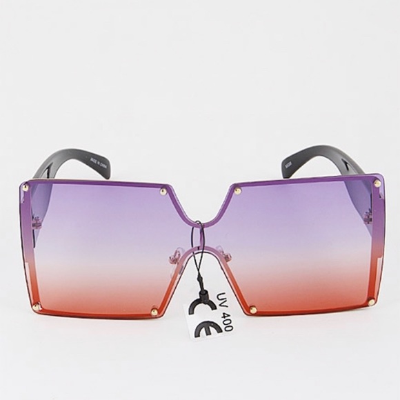 🦄 Host Pick 🦄 Square Frame Mix Tone Sunglasses - Picture 4 of 8